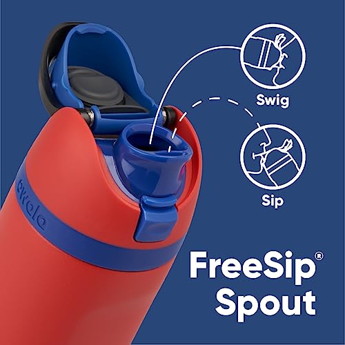 Owala FreeSip Insulated Stainless Steel Water Bottle 24 oz Spider-Man