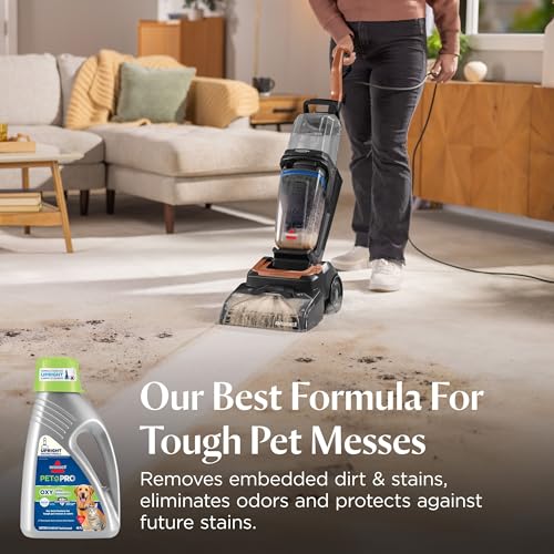Bissell Pet Pro Oxy Urine Eliminator Carpet Cleaning Solution 48 oz