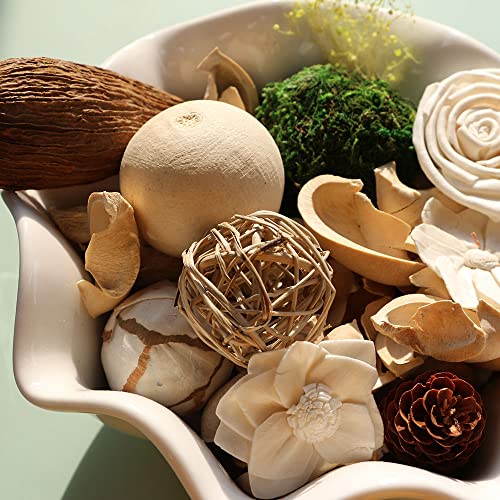 Jasmine Scented Potpourri Bowl Filler, 12oz Natural Dried Botanical Blend