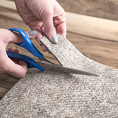 Non-Slip Area Rug Pad for Hardwood Floors - 4' x 6' Grey Cushioning Pad