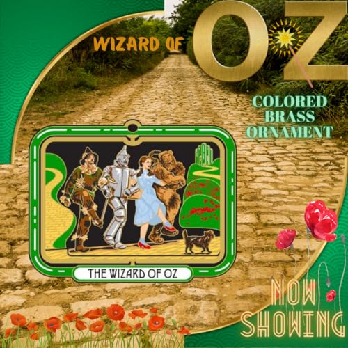 Follow Your Dreams Wizard of Oz Brass Ornament - Holiday & Collectible Decor