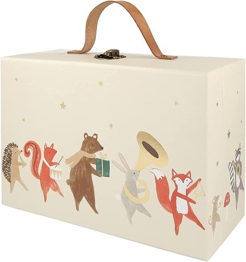 Meri Meri Advent Calendar - Marching Band Suitcase for Kids | Wooden, 9" x 6" x 4", Ages 8+
