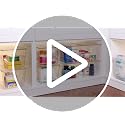 Vtopmart 6 Pack Clear Stackable Storage Bins with Lids & Handles