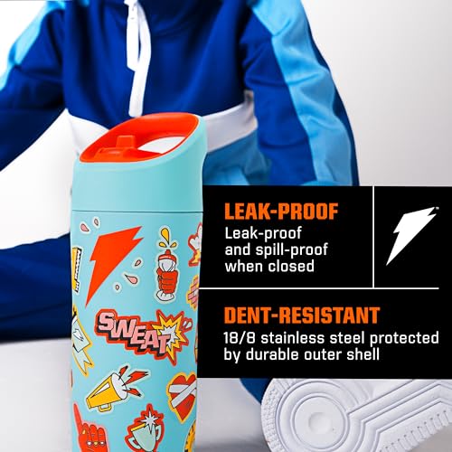 Gatorade Kids Rookie 12oz Stainless Steel Insulated Water Bottle