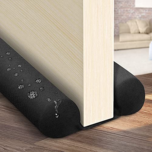 Adjustable Twin Door Draft Stopper (30"-36") - Waterproof Noise Blocker