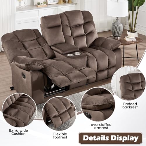 3-Piece Reclining Living Room Sofa Set with Massage and Loveseat Storage