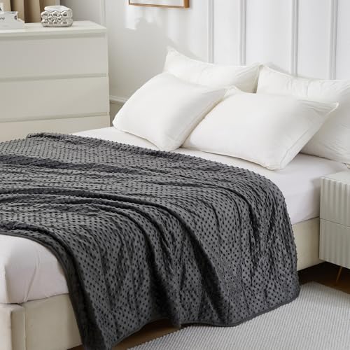15 lb Weighted Blanket for Adults - Soft Crystal Velvet, 60x80
