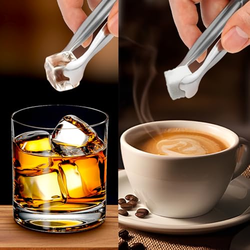 18-Piece Mini Stainless Steel Serving Tongs Set, 4.3-Inch Appetizer Tongs