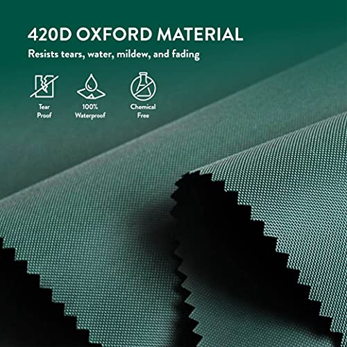 30 Inch Christmas Wreath Storage Bag 2 Pack Oxford Waterproof Green