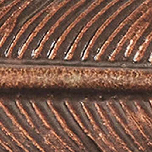 Metal Feather Curtain Holdbacks - Set of 2 Decorative Farmhouse Tiebacks