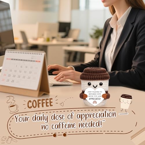 Appreciation Coffee Mug for Women Men Coworkers - Appreciated Gift, Crochet, Thank You Gift