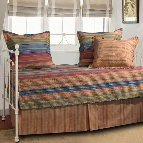Katy 5-Piece Daybed Quilt Set - Multi Color Cotton Bedding