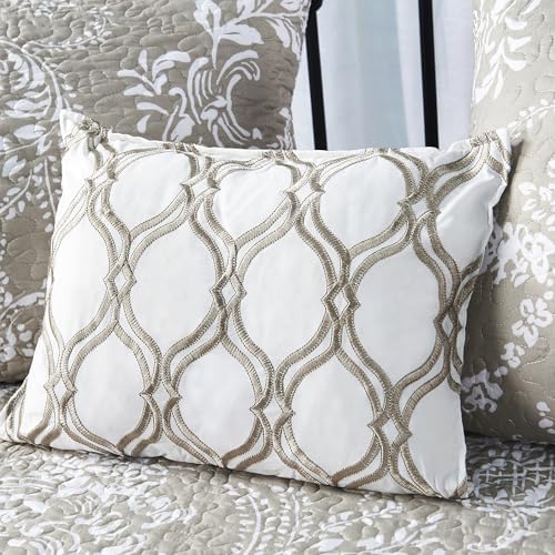 6-Piece Reversible Microfiber Daybed Cover Set, Bohemian Floral Bedding