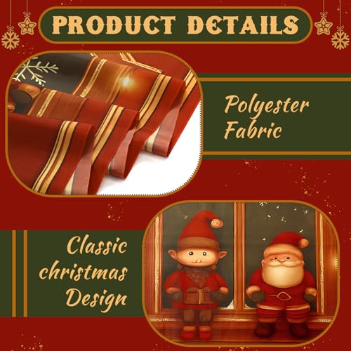 Santa’s Workshop Door Cover Set - 3 Pcs Christmas Party Decor