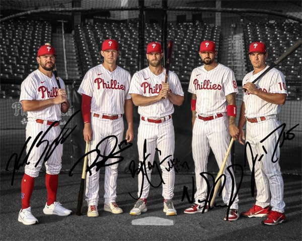 Baseball Players Signed 8x10 Photo Print Autograph Wall Art Decor