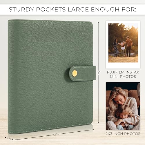Mini Photo Album for 304 Instant Photos, 2x3 Inch Picture Storage Book