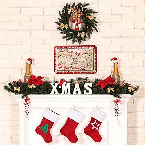 Christmas Santa Cookie Plate - Holiday Snacks & Reindeer Treats Tray