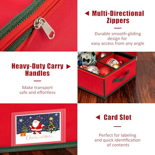 Underbed Christmas Wrapping Paper Storage Organizer with Pockets