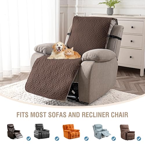 Waterproof Recliner Chair Cover - Non-Slip & Washable, 23.6"