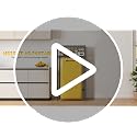 2-Tier Adjustable Mini Fridge Shelf and Storage Rack with Hooks