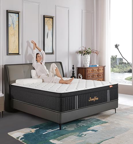 10-Inch Queen Hybrid Mattress, Memory Foam and Pocket Spring Bed