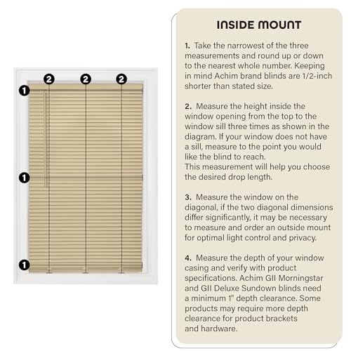 Cordless Room Darkening Mini Blinds, 29x64 in, Pearl White