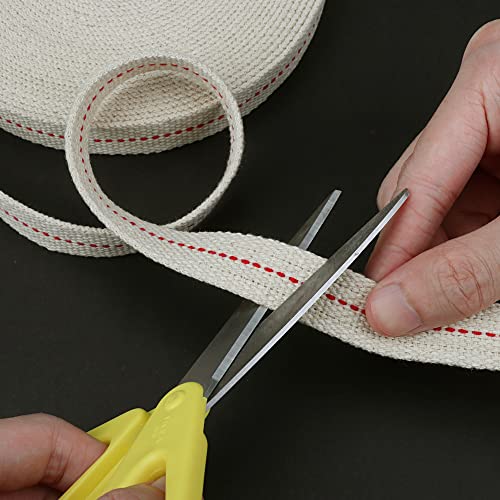 33 Feet Cotton Oil Lamp Wick Roll - 3/4 Inch Replacement Wick