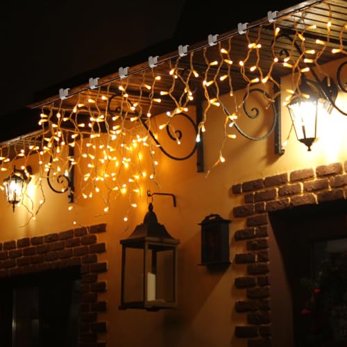 50 Pcs Stainless Steel Christmas Light Clips for Gutters and Shingles