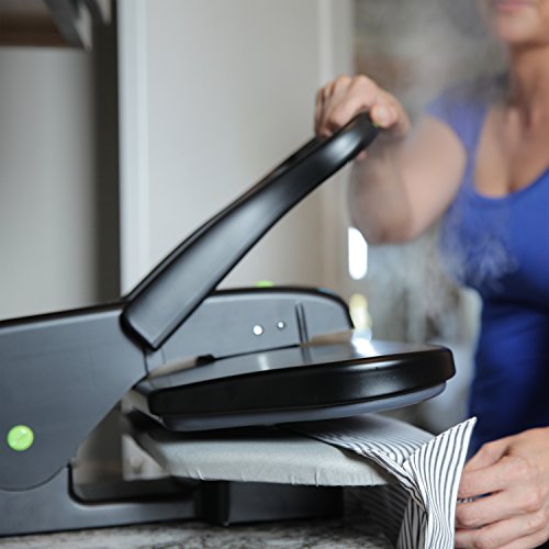 Mid-Size Fabric Steam Press with Non-Stick Surface and 5 Heat Settings