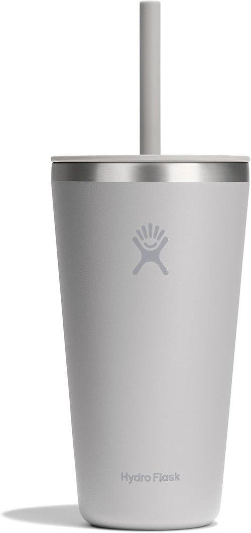 Hydro Flask Insulated Travel Mug - 28 Oz Stainless Steel Coffee Cup with Straw Lid | Tonal Birch