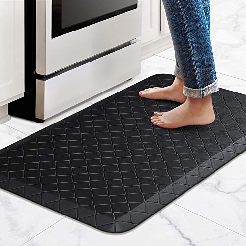 Extra Thick Anti-Fatigue Kitchen Mat, Waterproof Non-Slip Comfort Floor Rug