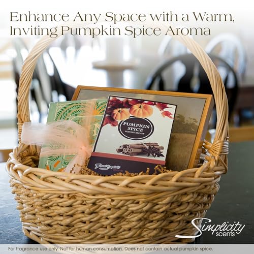 Pumpkin Spice Scented Sachets - Long-Lasting Home Fragrance Bags (3 Pack)