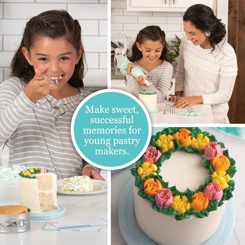 Kids Cake Decorating Kit with Springform Pans and Pastry Bags