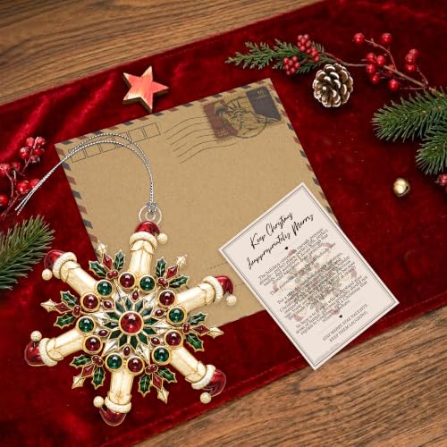 Xmasfun 04 Naughty Christmas Ornaments – Funny Holiday Decor for Adults
