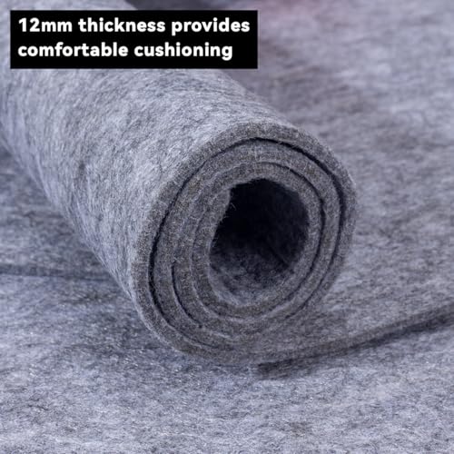 1/2 Inch Thick Felt Rug Pad - 9x12 Foot Extra Large Area Rug Liner