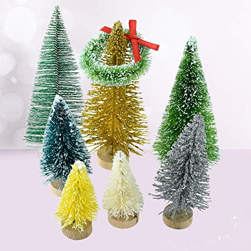 Topbuti 18Pcs Mini Christmas Wreaths Set - 3cm/4cm Dollhouse Xmas Decorations