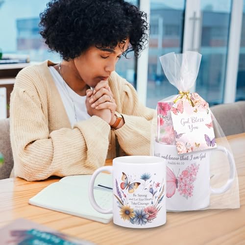 Christian Gifts Bulk Set for Women - Religious Appreciation Gifts with Mug, Hand Care & Faith Accessories