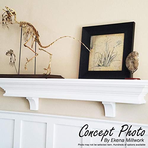 Ekena Millwork BKTW01X06X09AVAL Small Avila Wood Wood Brackets, 1 3/4"W x 6 1/2"D x 9"H , Alder