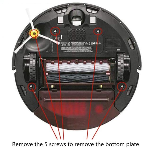 Enhanced Brush Assembly Cleaning Head Module Parts Replacement for Irobot Roomba 800/900 Series 860 861 870 880 890 960 961 980 (Cleaning Head Module for 800 900)
