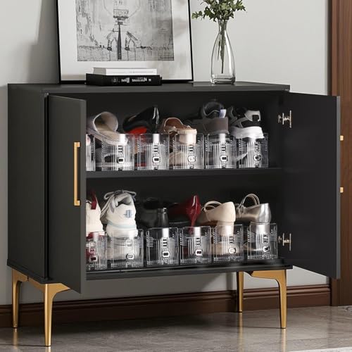 Adjustable Shoe Slots Organizer - 12 Pack Space Saving Shoe Stackers