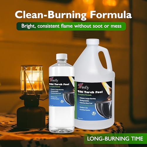 Eucalyptus Tiki Torch Fuel - Clean Burn & Smokeless Lamp Oil (1 Gallon)