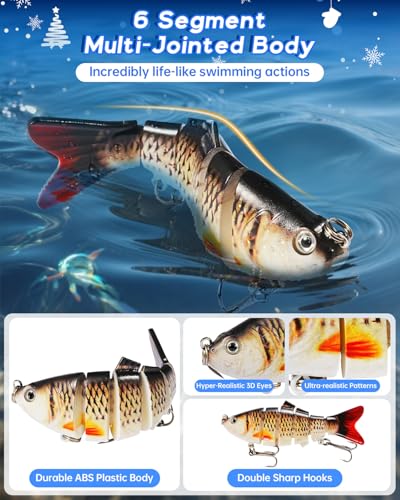 Fishing Lure Advent Calendar 24-Day Christmas Countdown Gift Set for Men
