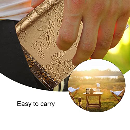 Golden Pattern 8oz Personalized Hip Flask for Men & Women, Portable Leak-Proof Whiskey Bottle for Camping & Parties