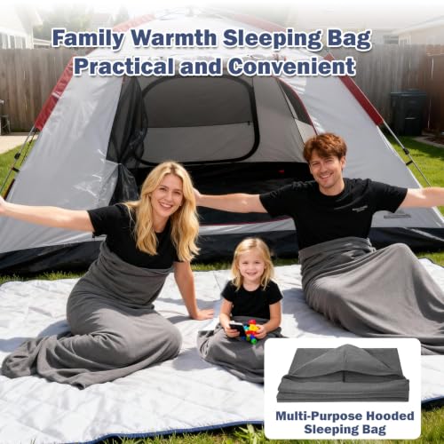 Full Body Sleep Pod with Hood – Cozy Wearable Blanket for Deep Sleep