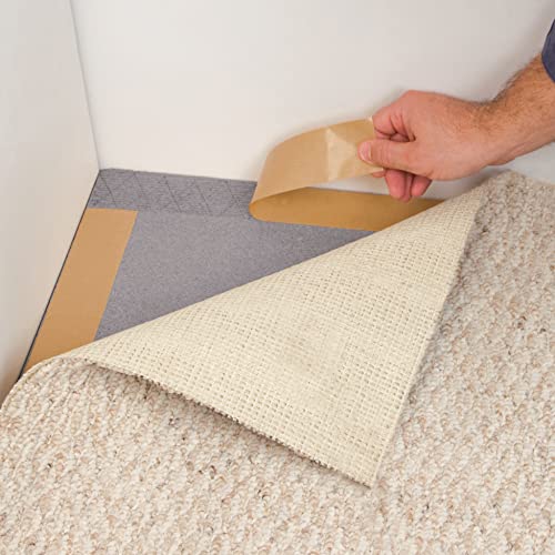 Anti-Slip Rug Tape for Hard Floors - Non-Skid Rubber Grip for Mats