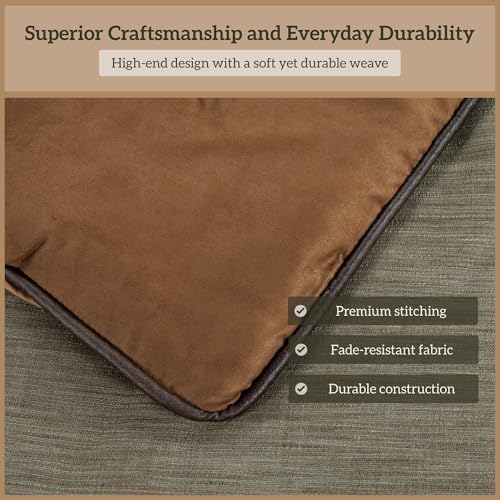 Rustic Queen Comforter Set with Bed Skirt & Accent Pillow