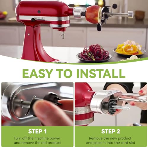 Spiralizer Vegetable Skewer Pin for Mixer Attachment, Durable Replacement