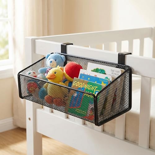 Hanging Bedside Caddy Storage Basket for Bunk Beds and Office Cubicles