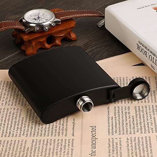 10 pcs Stainless Steel Liquor Hip Flasks with Funnels Gift Set - 6oz Leakproof for Camping, Weddings, Parties