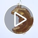 Old World Christmas Croissant Glass Ornament for Tree - Croissant